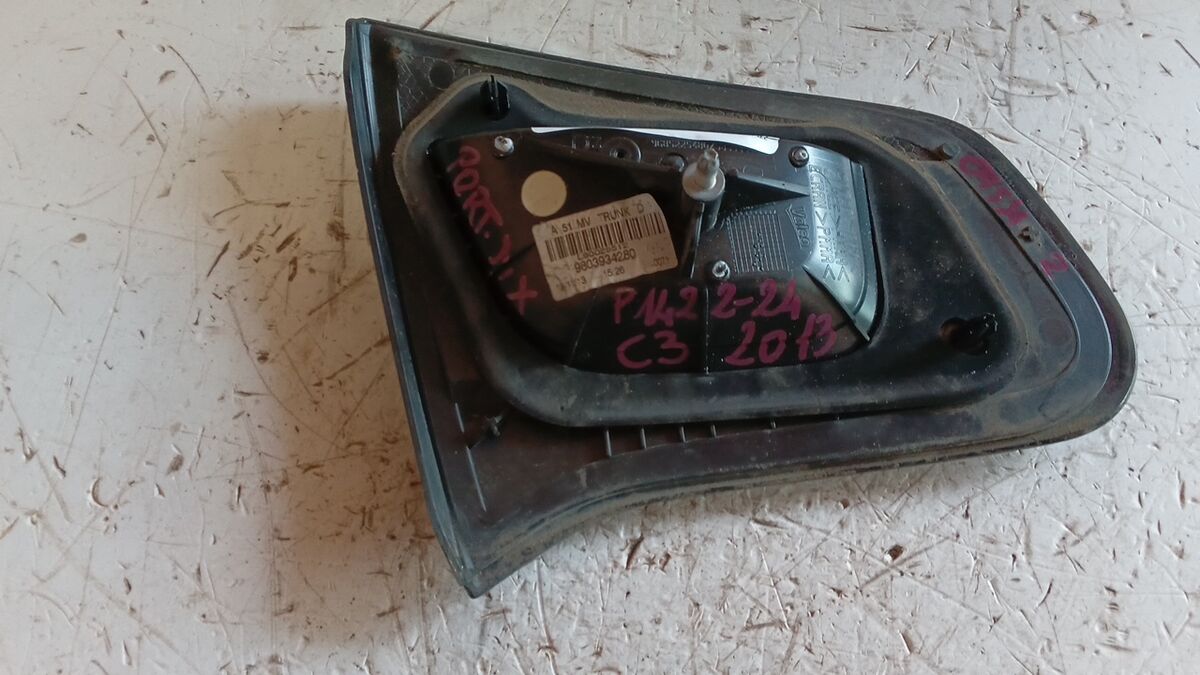 STOP DESTRO CITROEN C3 2013 NEL PORTELLONE 9803934280 — foto 2