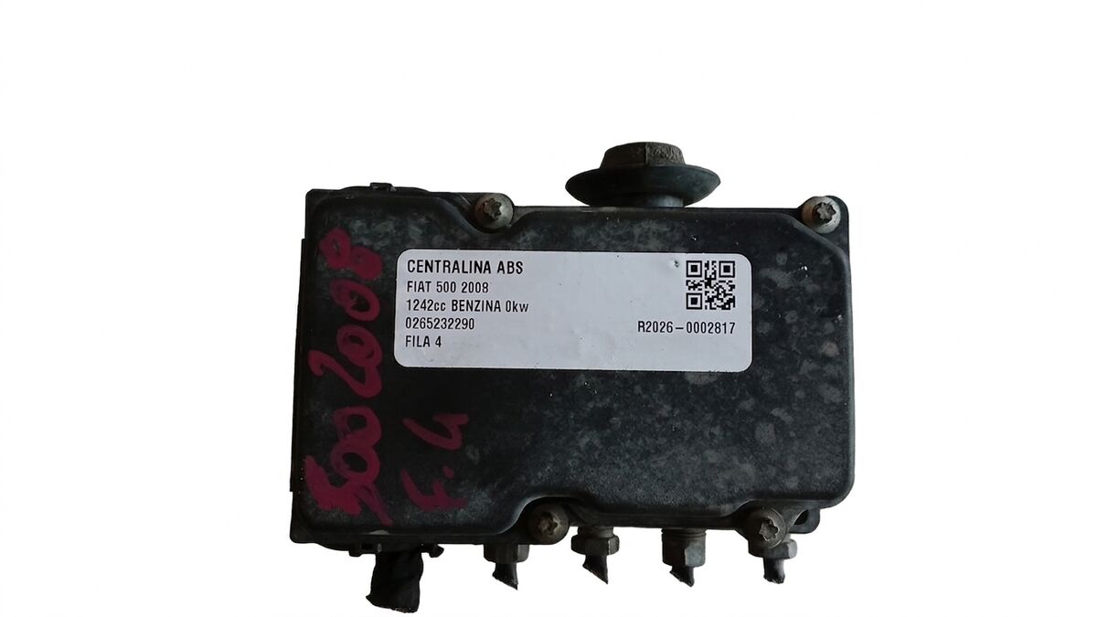 CENTRALINA ABS FIAT 500 2008 1.2 BENZ. BOSCH 0265232290 — foto 3