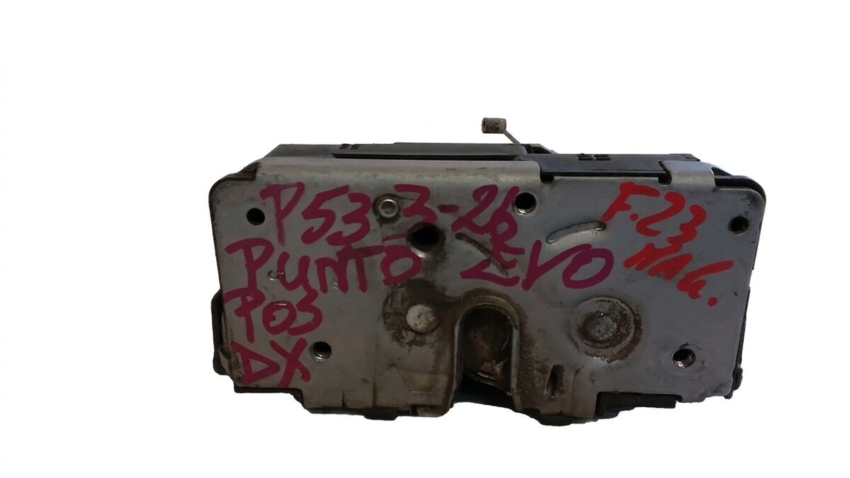 SERRATURA POSTERIORE DESTRA FIAT PUNTO EVO 2010 6 PIN 51873656 — foto 2