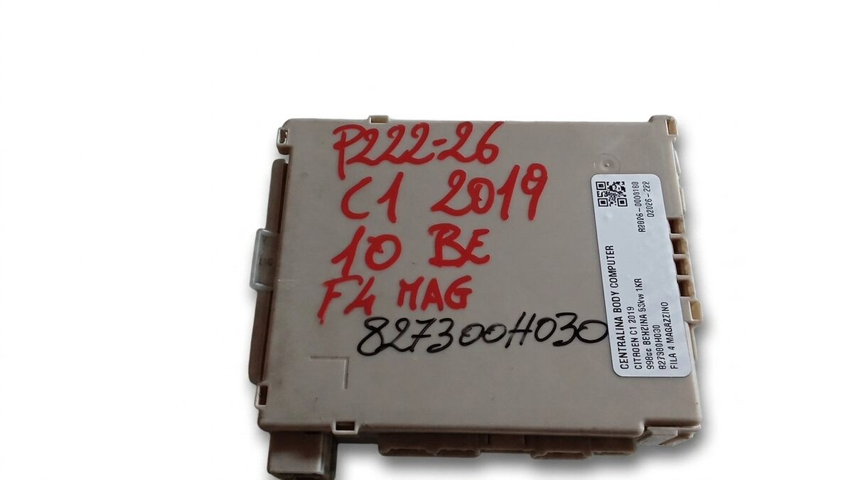 CENTRALINA BODY INTERNO AUTO CITROEN C1 2019 1.0 BENZ. 827300H030 — foto 15