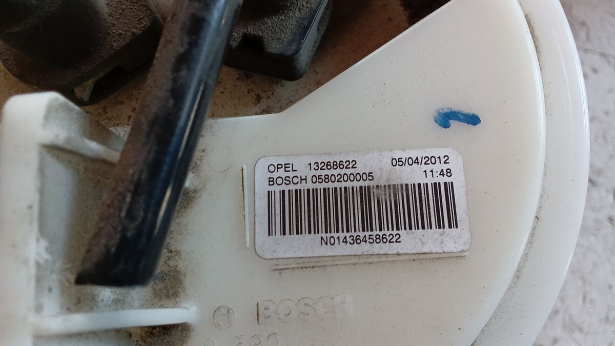 POMPA CARBURANTE GALLEGGIANTE OPEL MERIVA 2012 1.4 BENZ. 13268622 — foto 8