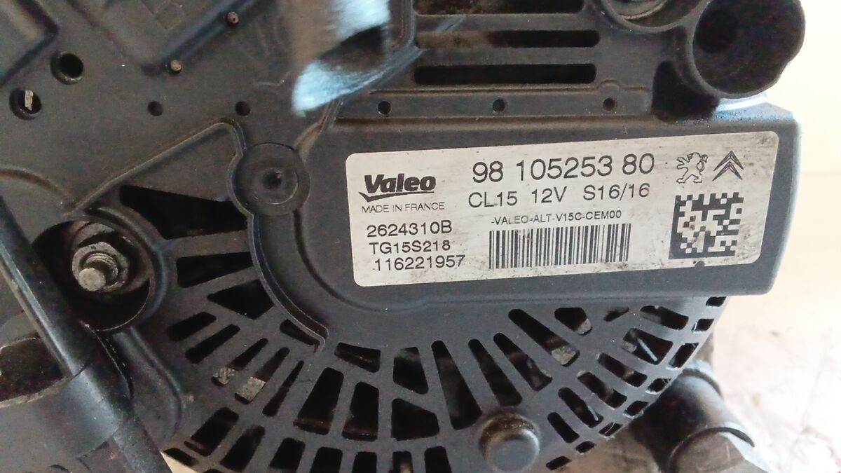 ALTERNATORE CITROEN C3 2019 1.6 HDI 9810525380 — foto 5