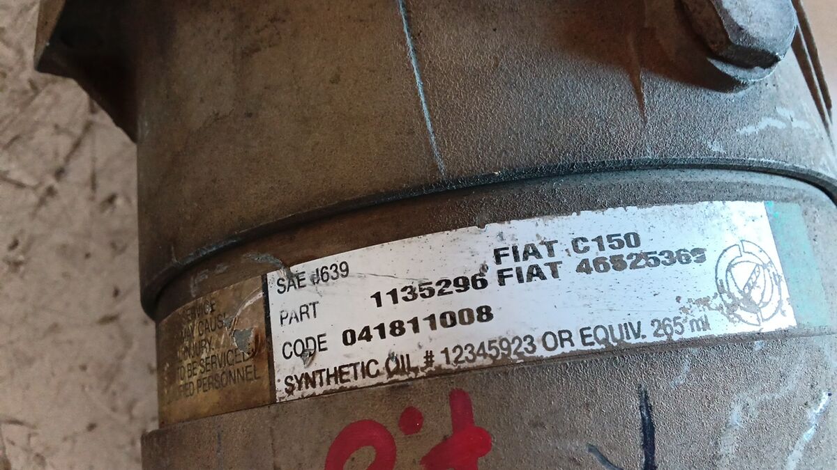 COMPRESSORE A/C FIAT MULTIPLA 2002 1.6 BENZ. 46525369 — foto 5