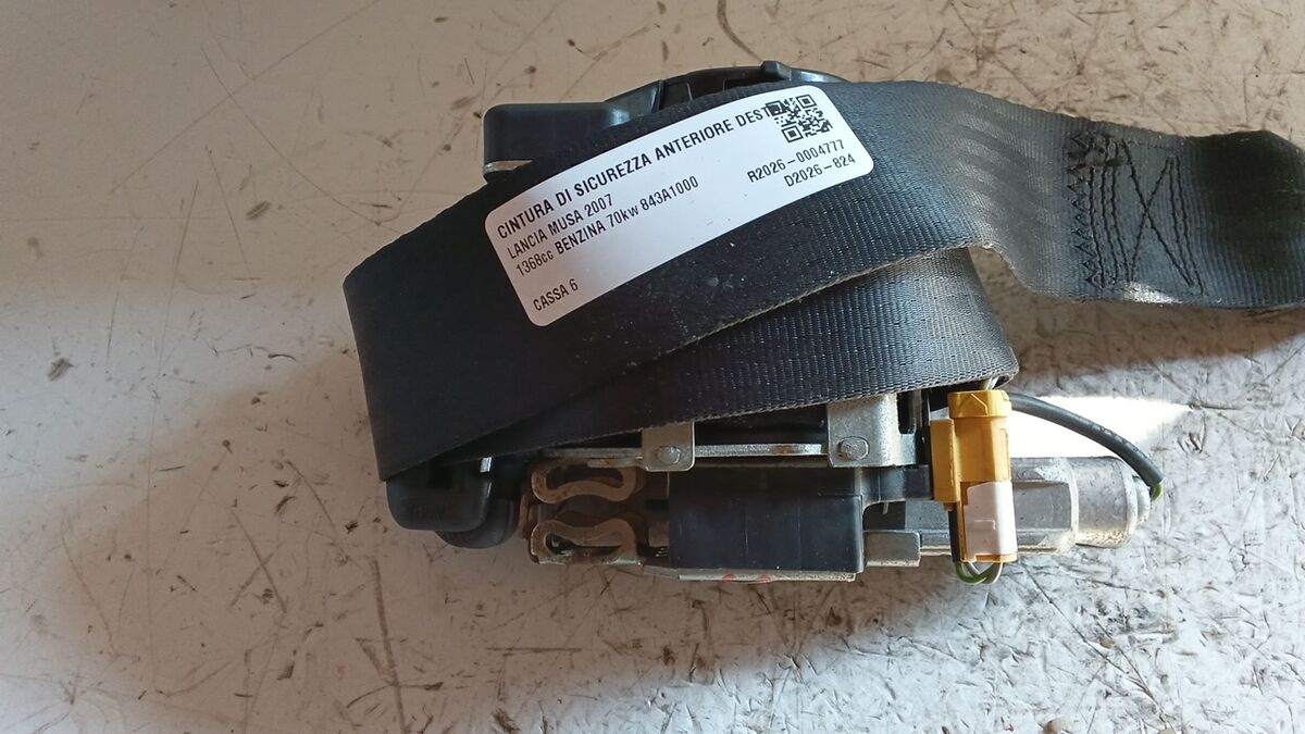 AIRBAG CINTURA DI SICUREZZA ANTERIORE DESTRA LANCIA MUSA 2007 — foto 3