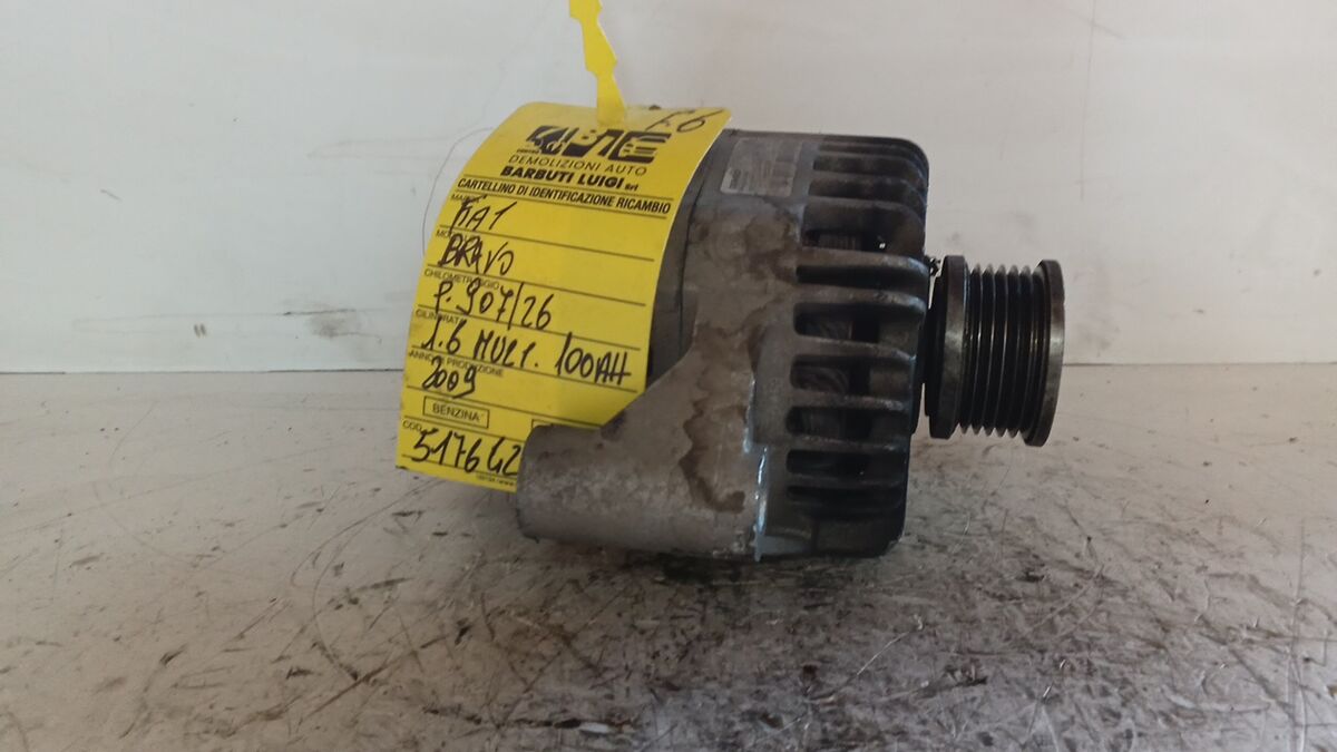 ALTERNATORE FIAT BRAVO 2009 1.6 MULTIJET 120CV 100A 51764265 — foto 3