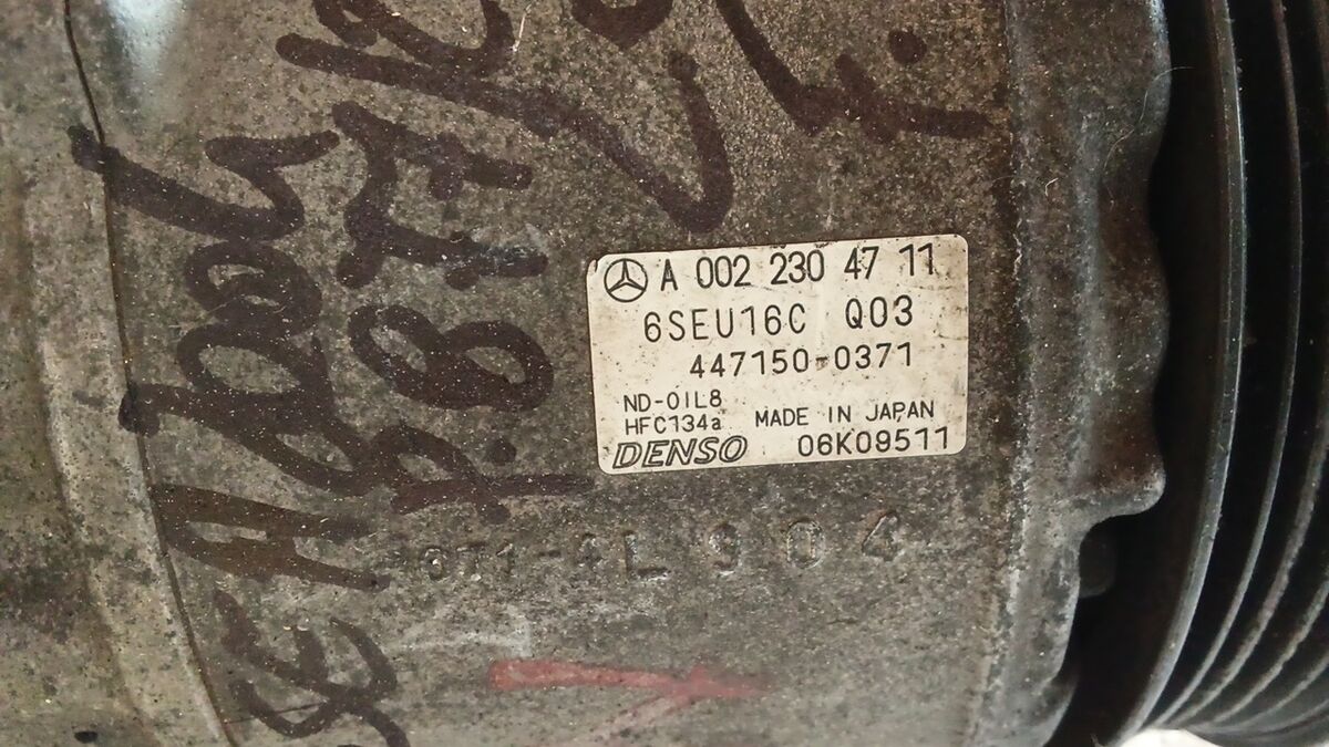 COMPRESSORE A/C MERCEDES CLASSE A 2006 2.0 CDI PULEGGIA IN PLASTICA A0022304711 — foto 5