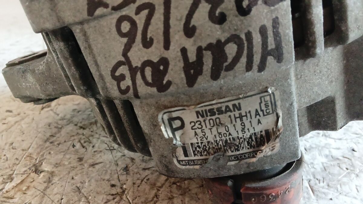ALTERNATORE NISSAN MICRA 2013 1.2 BENZ. 100A 231001HH1A — foto 5