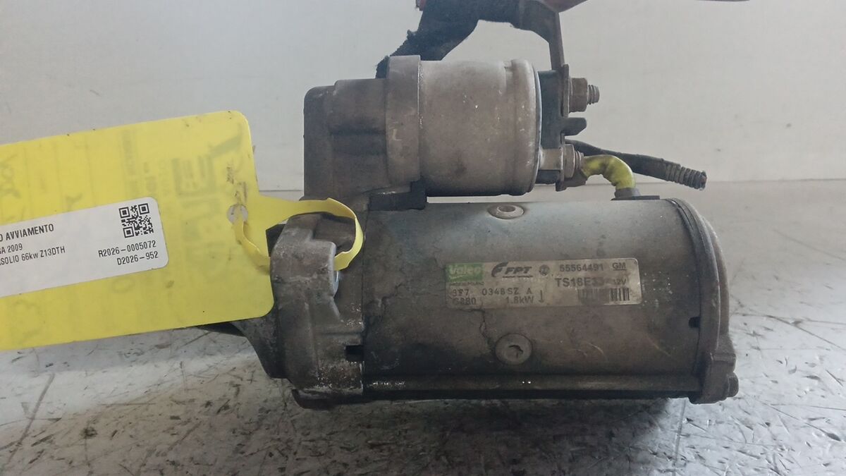 MOTORINO AVVIAMENTO OPEL CORSA 2008 1.3 MULTIJET 90CV 55564491
