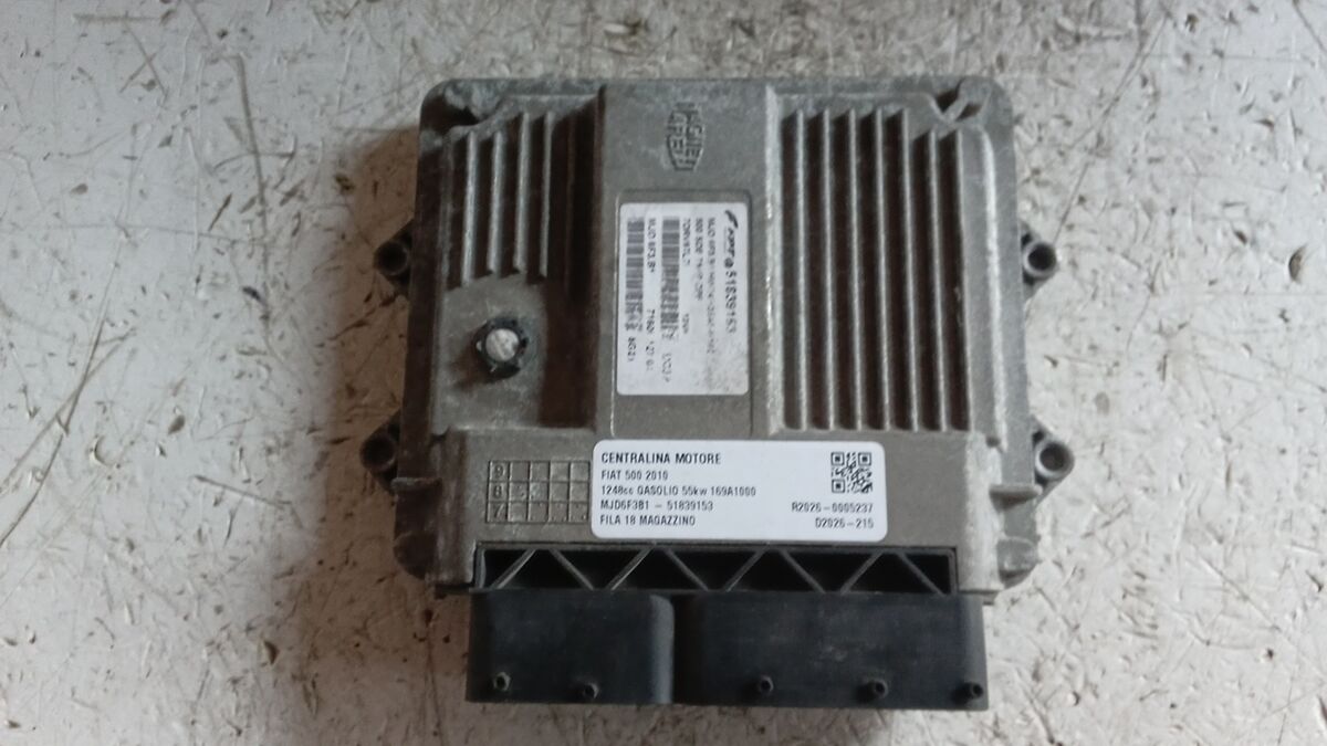 CENTRALINA MOTORE FIAT 500 2010 1.3 MULTIJET 75CV MJD6F3B1 - 51839153