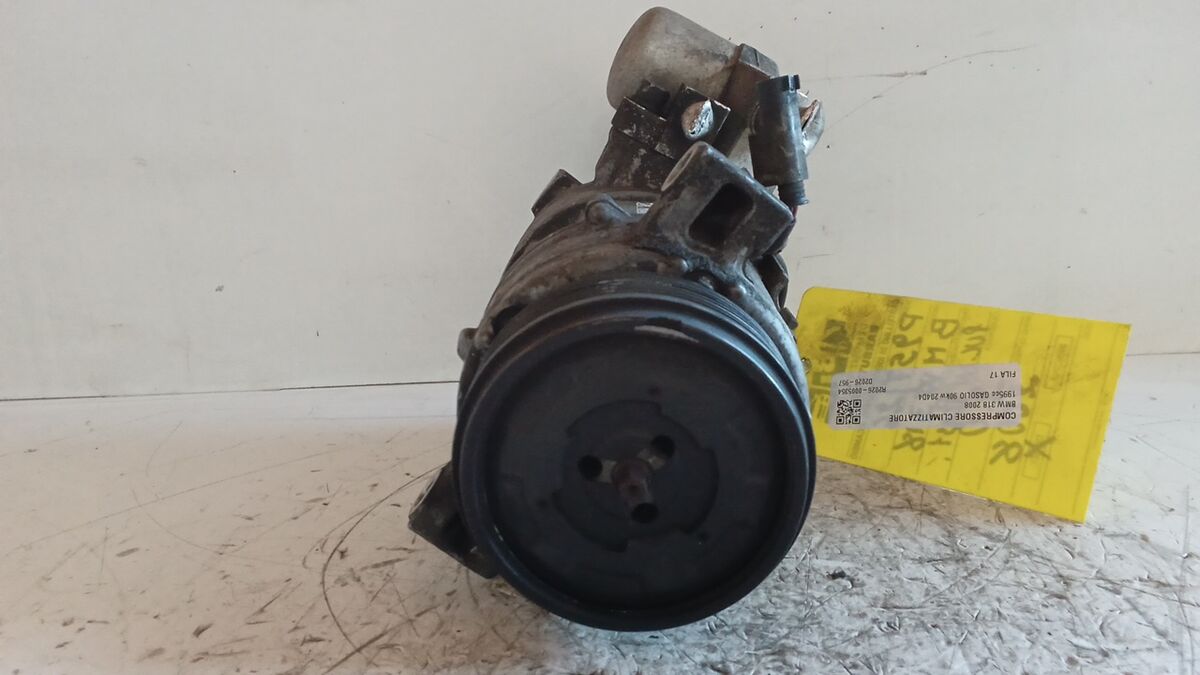 COMPRESSORE A/C BMW 318 2008 2.0 T.D. PULEGGIA IN PLASTICA — foto 2