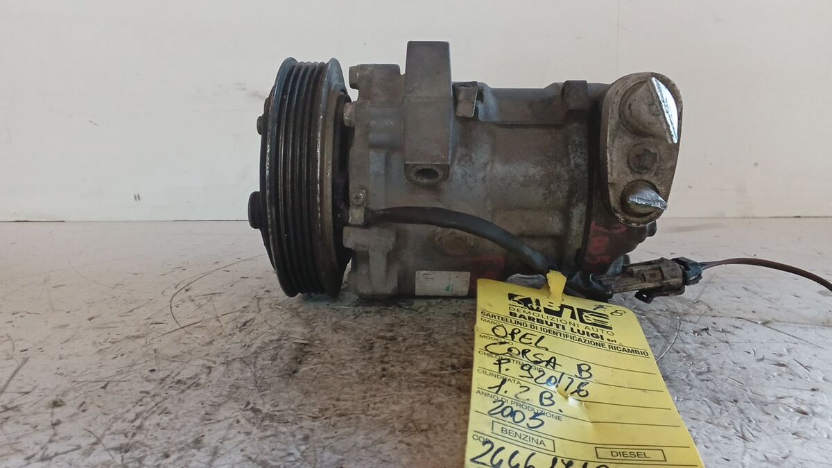 COMPRESSORE A/C OPEL CORSA 2005 1.2 BENZ. 24461719