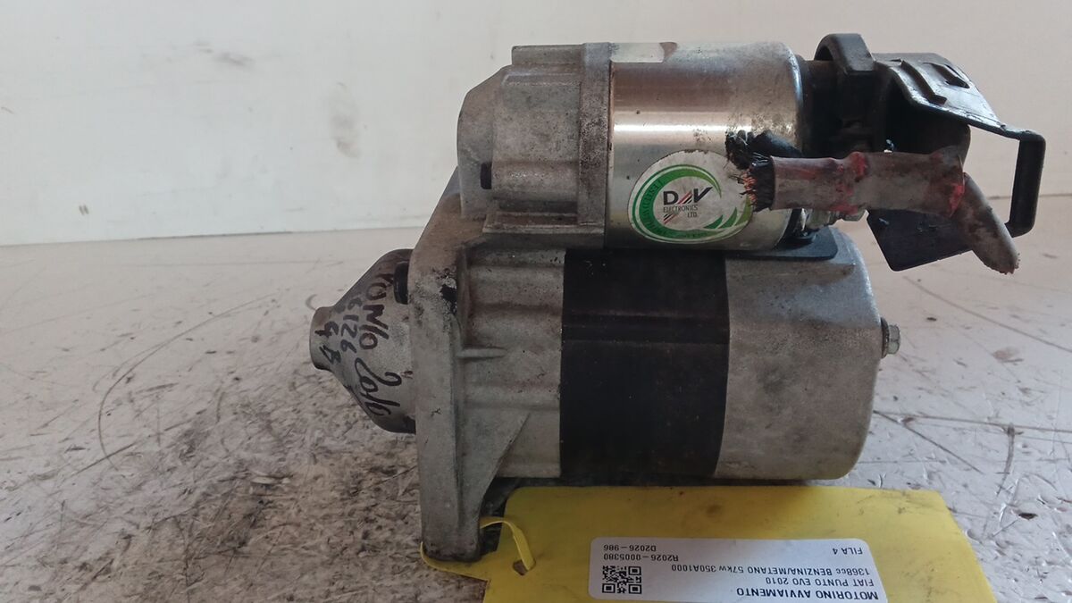 MOTORINO AVVIAMENTO FIAT GRANDE PUNTO 2010 1.4 BENZ. — foto 3