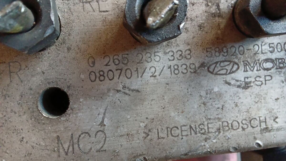 CENTRALINA ABS HYUNDAI I30 2009 1.6 CRDI BOSCH 0265235333 — foto 3