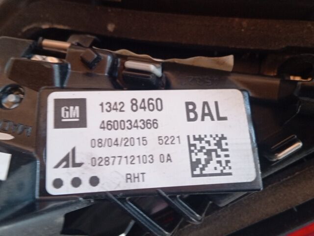 STOP DESTRO INTERGRATO NEL PORTELLONE OPEL CORSA E 2015 3 PORTE 13428460 — foto 3