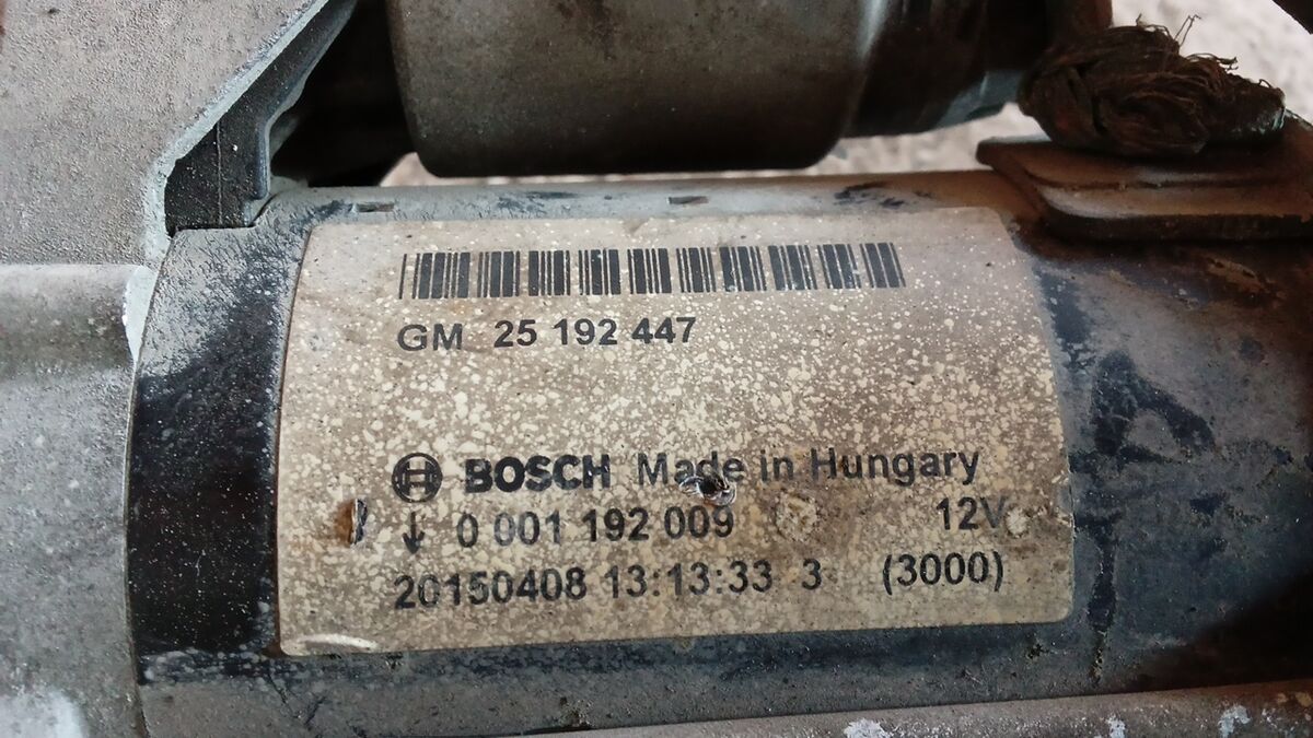 MOTORINO AVVIAMENTO OPEL CORSA E 2015 1.2 BENZ. 25192447 — foto 5