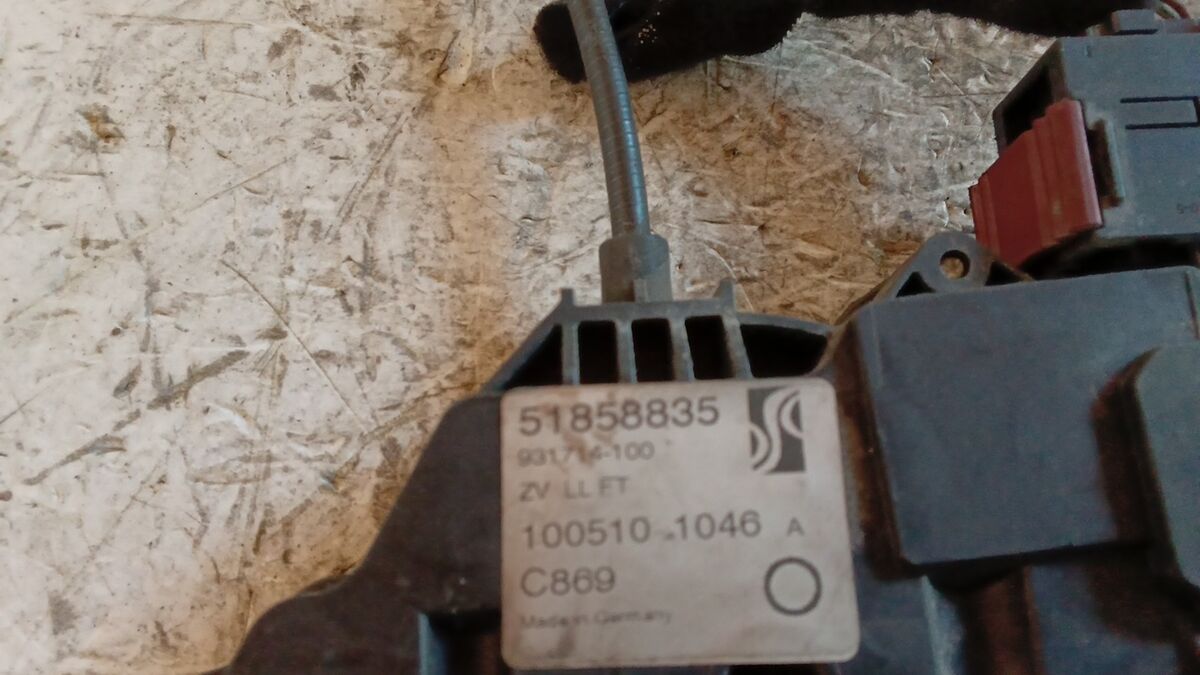 SERRATURA ANTERIORE SINISTRA FIAT PUNTO EVO 2010 6 PIN 51858835 — foto 3