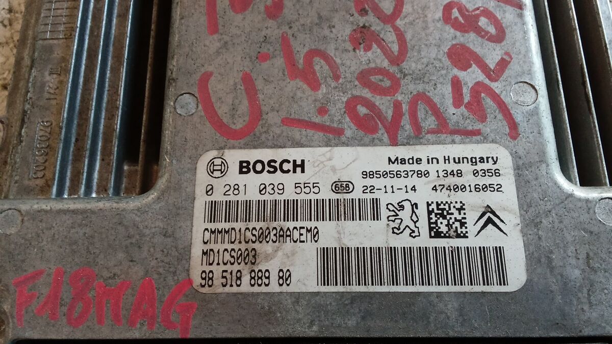 CENTRALINA MOTORE CITROEN C3 2022 1.5 HDI BOSCH 0281039555 — foto 3