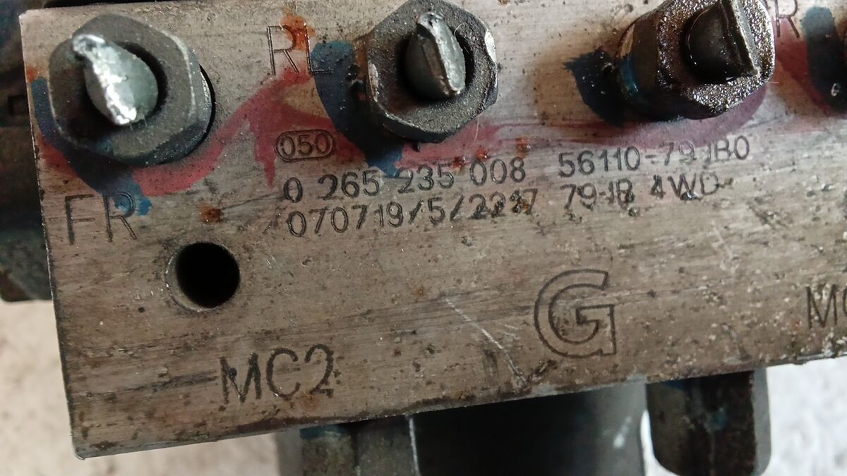 CENTRALINA ABS FIAT SEDICI 2008 1.9 MULTIJET BOSCH 0265235008 — foto 3