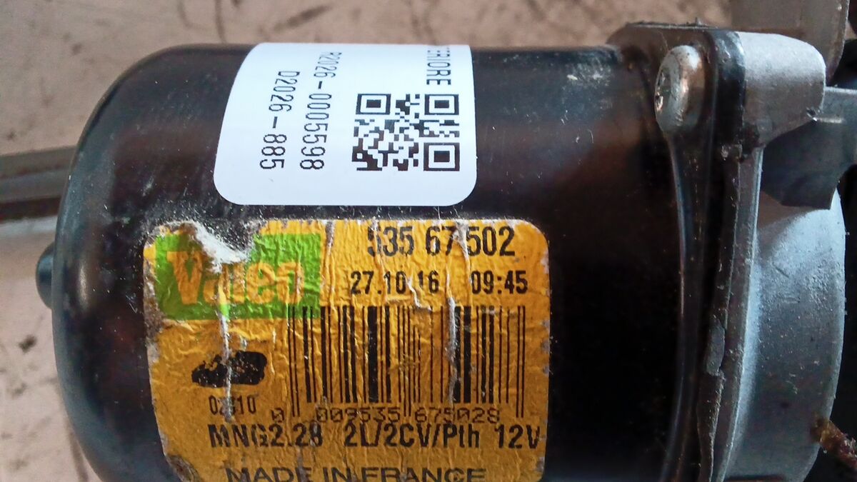 MOTORINO TERGICRISTALLI ANTERIORE RENAULT CLIO 2006 53567502 — foto 3