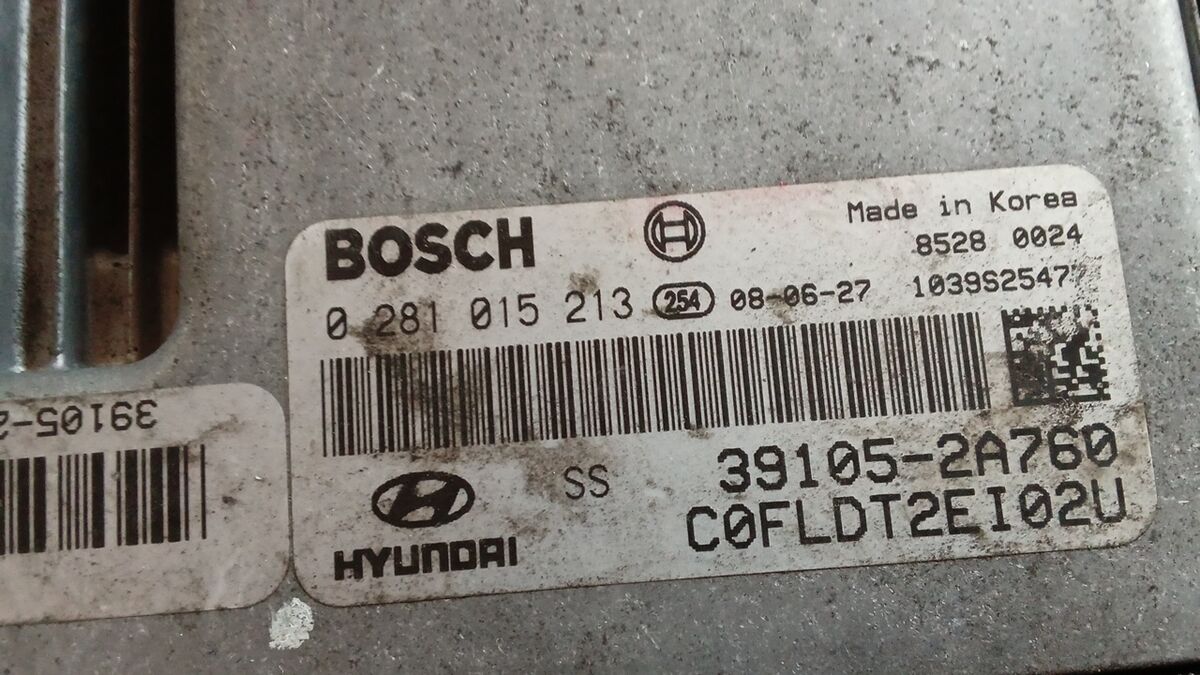 CENTRALINA MOTORE HYUNDAI I30 2009 1.6 CRDI 16V BOSCH 0281015213 — foto 3