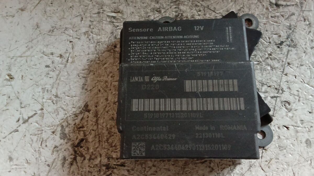 CENTRALINA AIRBAG FIAT PUNTO EVO 2010 51918197