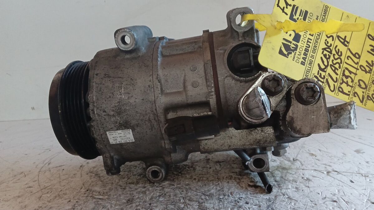 COMPRESSORE A/C MERCEDES CLASSE A 2009 2.0 CDI A0012309111