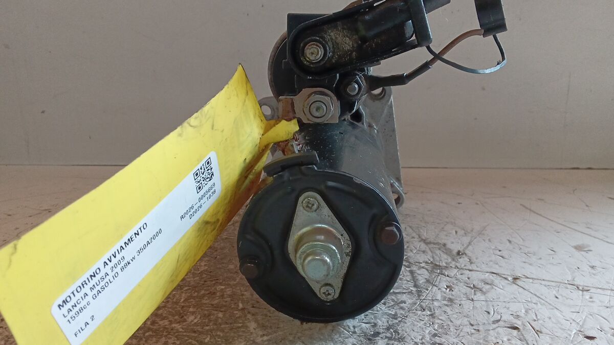 MOTORINO AVVIAMENTO LANCIA MUSA 2009 1.6 MULTIJET 120CV — foto 4
