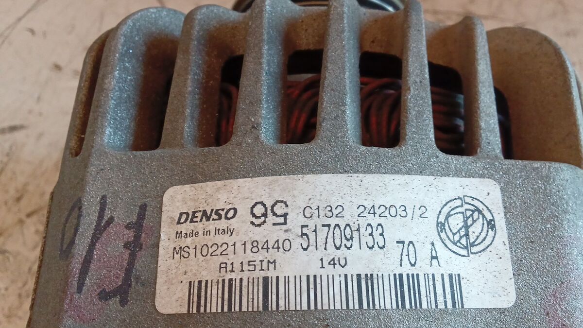 ALTERNATORE FIAT PUNTO 2003 1.2 BENZ. 70A 51709133 — foto 5