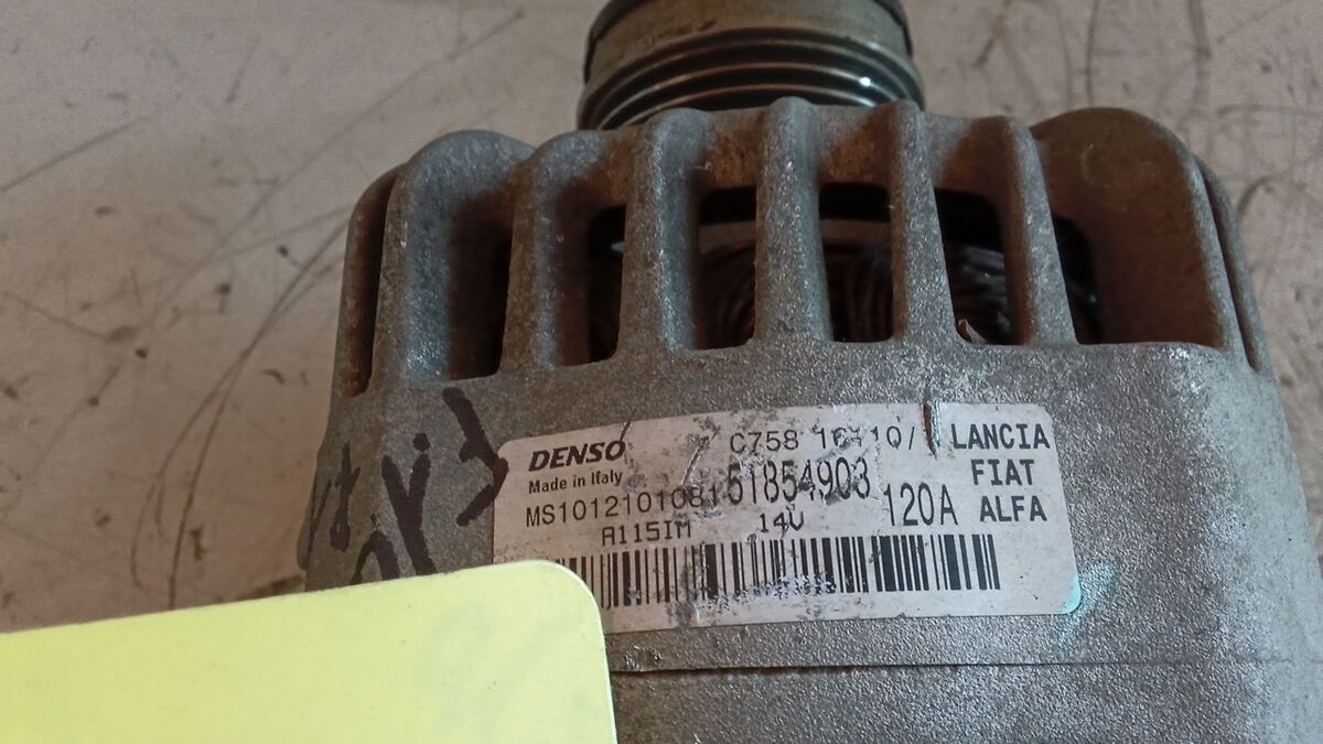 ALTERNATORE LANCIA DELTA 2010 1.4 BENZ. 120A 51854903 — foto 5